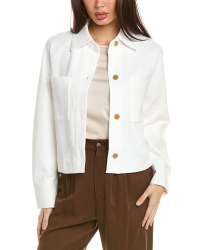 Vince Shirt Jacket In White