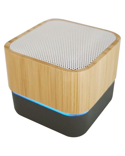 Ztech Bamboo Mini Portable Bluetooth Speaker In Multi