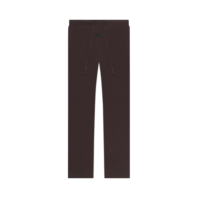 Pre-owned Essentials Fear Of God  Relaxed Pants 'plum' In Brown