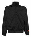 Heron Preston Logo-stripe Zipped Track Jacket In Black