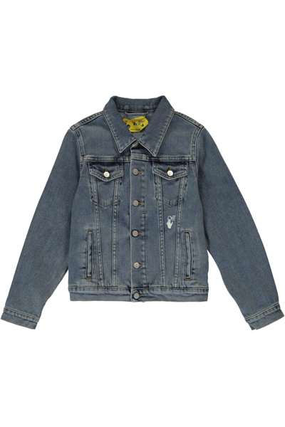 Off-white Kids' Denim Jacket In Blue