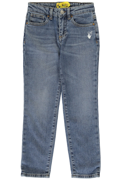 Off-white Kids' 5-pocket Jeans In Blue