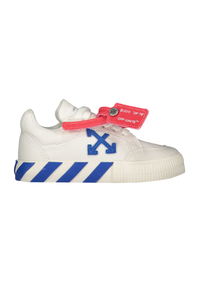 Off-white Kids' Vulcanized Low-top Sneakers In White