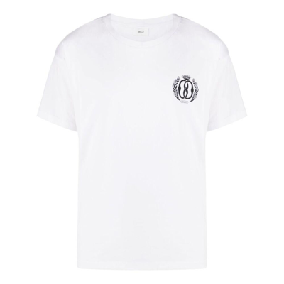 Bally White Printed T-shirt In White 50