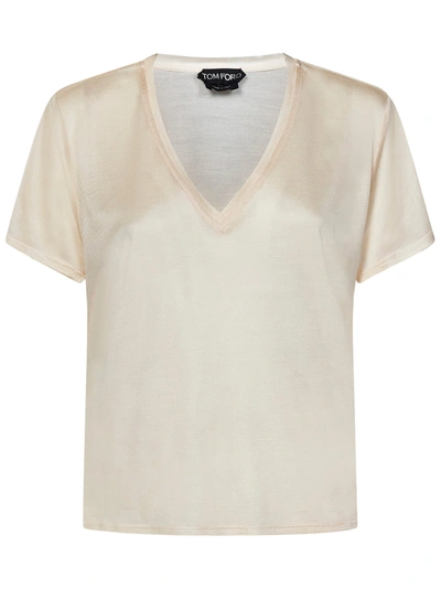 Tom Ford T-shirt  In Cream