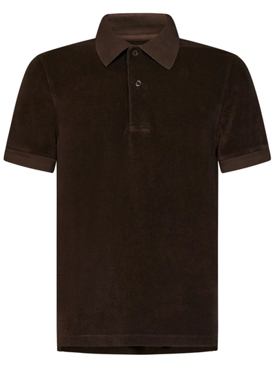 Tom Ford Polo  In Marrone