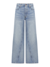 Ganni High-rise Wide-leg Jeans In Blue