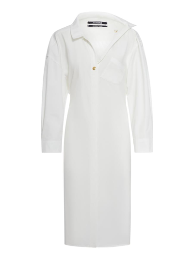 Jacquemus Day Evening Dress In White