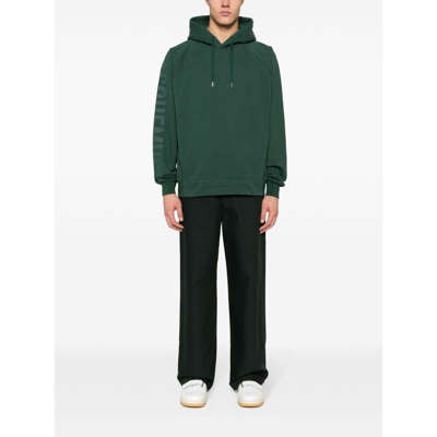 Jacquemus Le Hoodie Typo棉质卫衣 In Green