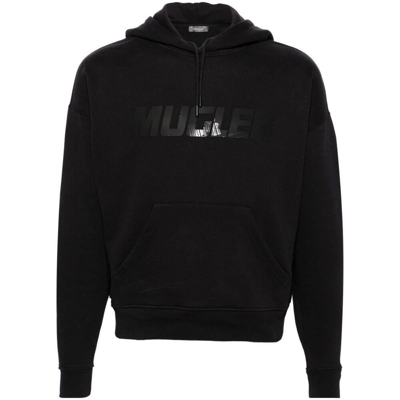 Mugler Sweatshirts In Black
