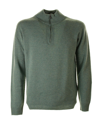 Seventy Green Mock Turtleneck In Verde