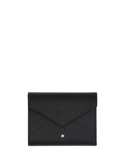 Montblanc Sartorial Leather Bifold Wallet In Black