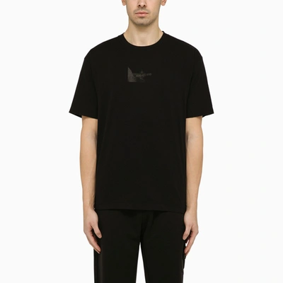 Stone Island Logo-print Cotton T-shirt In Black