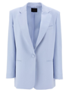 The Andamane Tailored Blazer With Back Vent And Pockets In Blue