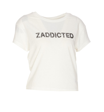 Zadig & Voltaire Charlotte Zaddicted T-shirt In White