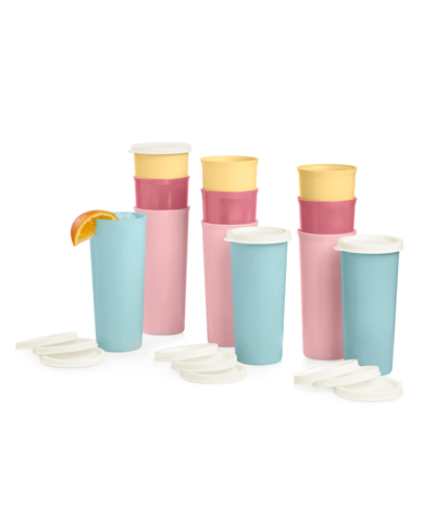 Tupperware Heritage 24 Pc Vintage Tumbler Set In Multi