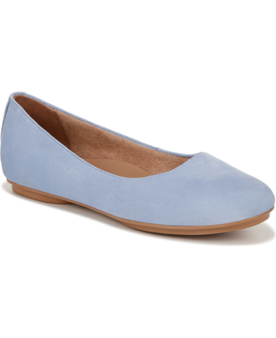 Naturalizer Maxwell Ballet Flats In Blue Bell Suede