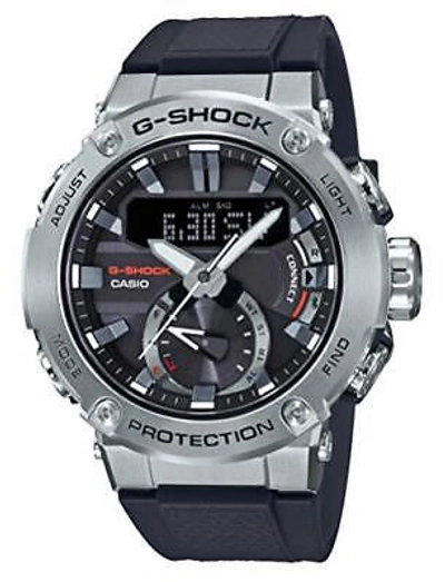 Pre-owned Casio Watch G-shock G-steel Solar Carbon Core Guard Gst-b200-1ajf