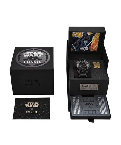 Pre-owned Fossil × Star Wars Collaboration Wrist Watch Darth Vader Le1172 Set Black