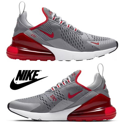 Pre-owned Nike Air Max 270 Men's Sneakers Casual Athletic Premium Comfort Sport Shoes Gym In Gray