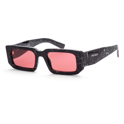 Pre-owned Prada Pr06ys 05w06o Unisex Pr 06ys 53mm Square Sunglasses In Pink