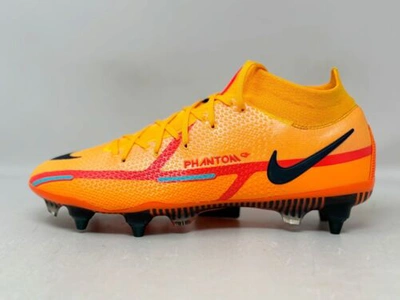 Pre-owned Nike Phantom Gt2 Elite Df Sg-pro Ac Laser Orange Soccer Cleats Size 8 Dj8042-809