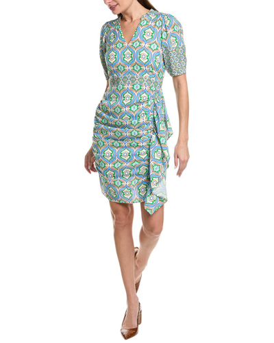 Hale Bob Draped Dress In Multi