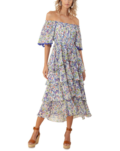 Mariana Poplin Dress Blue - Hale Bob