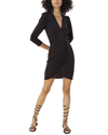 Hale Bob Jasmine Solid Draped Jersey Dress In Black