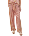Hale Bob Nena Charmeuse Pants In Beige