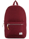 HERSCHEL SUPPLY CO. front pocket zipped backpack,POLYESTER100%