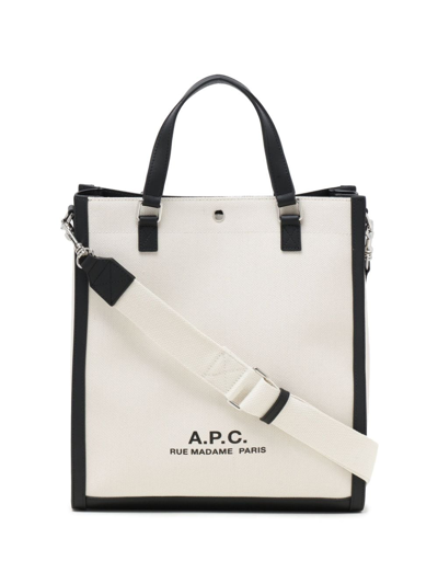 Apc Camille Shopping Bag In Beige O Tan