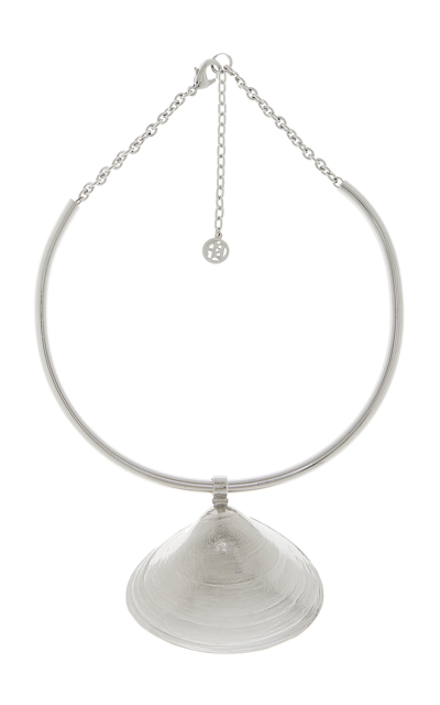 Ben-amun Exclusive Silver-plated Shell Pendant Necklace