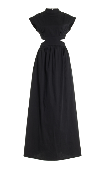 Marlies Grace Exclusive Shelly Cutout Maxi Dress In Black