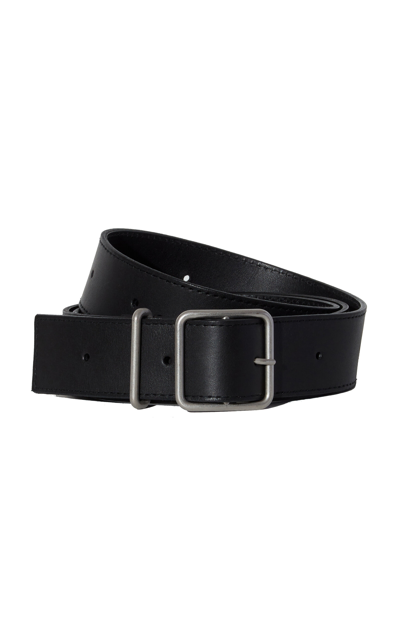 Janessa Leone Bode Leather Belt In Black