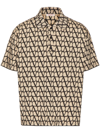 VALENTINO NEUTRAL TOILE ICONOGRAPHE POLO SHIRT - MEN'S - COTTON