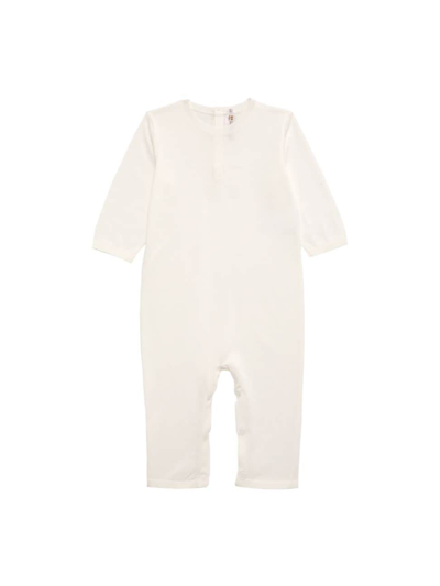 Bonpoint Baby's Cotton Coveralls In White