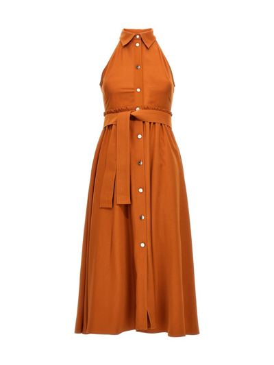 Liu •jo Summer Dress In Brown