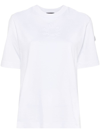 MONCLER MONCLER LOGO-EMBOSSED COTTON T-SHIRT