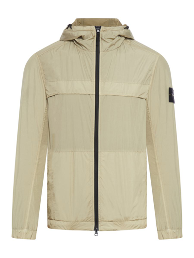 Stone Island Windproof Jacket Clothing In Nude & Neutrals