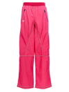 Tom Ford Logo Track Pants With Overlock Stitch In Fuchsia