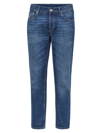 Brunello Cucinelli Slim-cut Mid-rise Jeans In Medium Denim