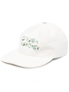 Stella Mccartney White Dandelion Logo Cap In White