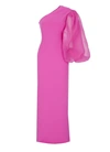 Solace London Hudson One-shoulder Gown In Pink