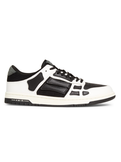 Amiri Men's Drip Exclusive Skel Low-top Sneakers In White Black