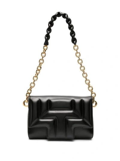 Tom Ford Medium Quilted Leather Shoulder Bag In Black