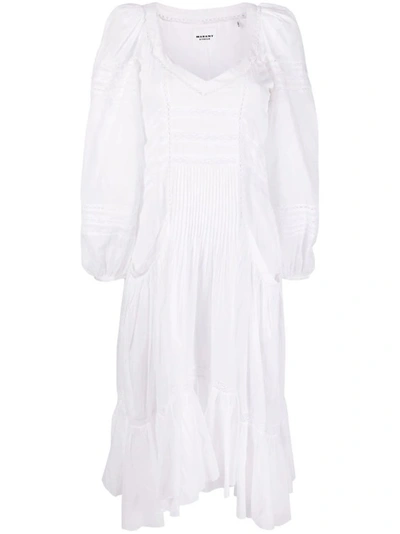 Isabel Marant Étoile White Melia Midi Dress