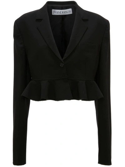 Jw Anderson Black Wool Jacket