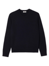 Sandro Men's Wool Sweater In Navy Blue