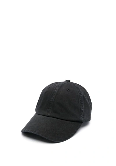 Acne Studios Logo Baseball Hat In 黑色